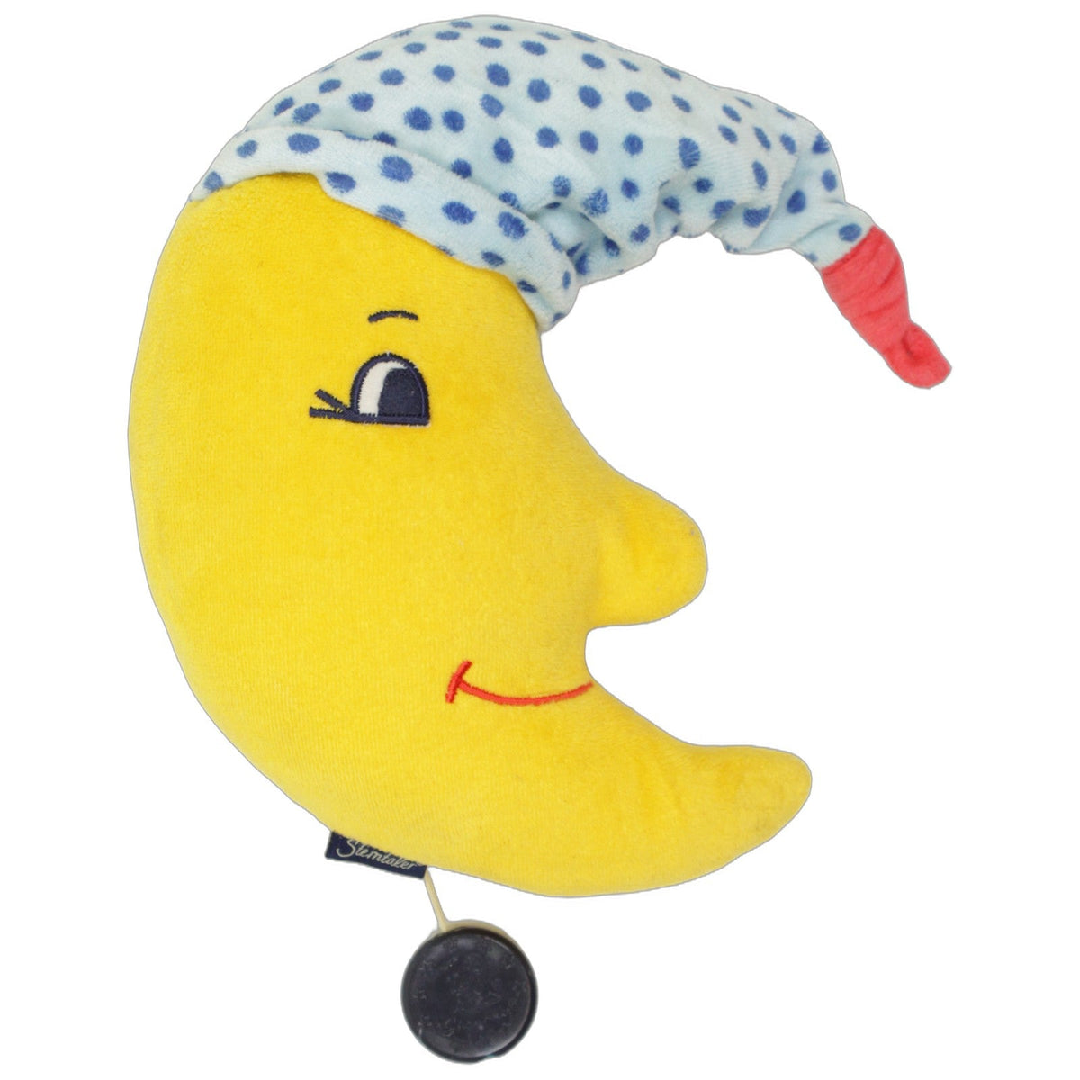 123000029570 Sterntaler Mond mit Schlafmütze Spieluhr Kumpel Leo 21cm Baby & Kleinkind Blau