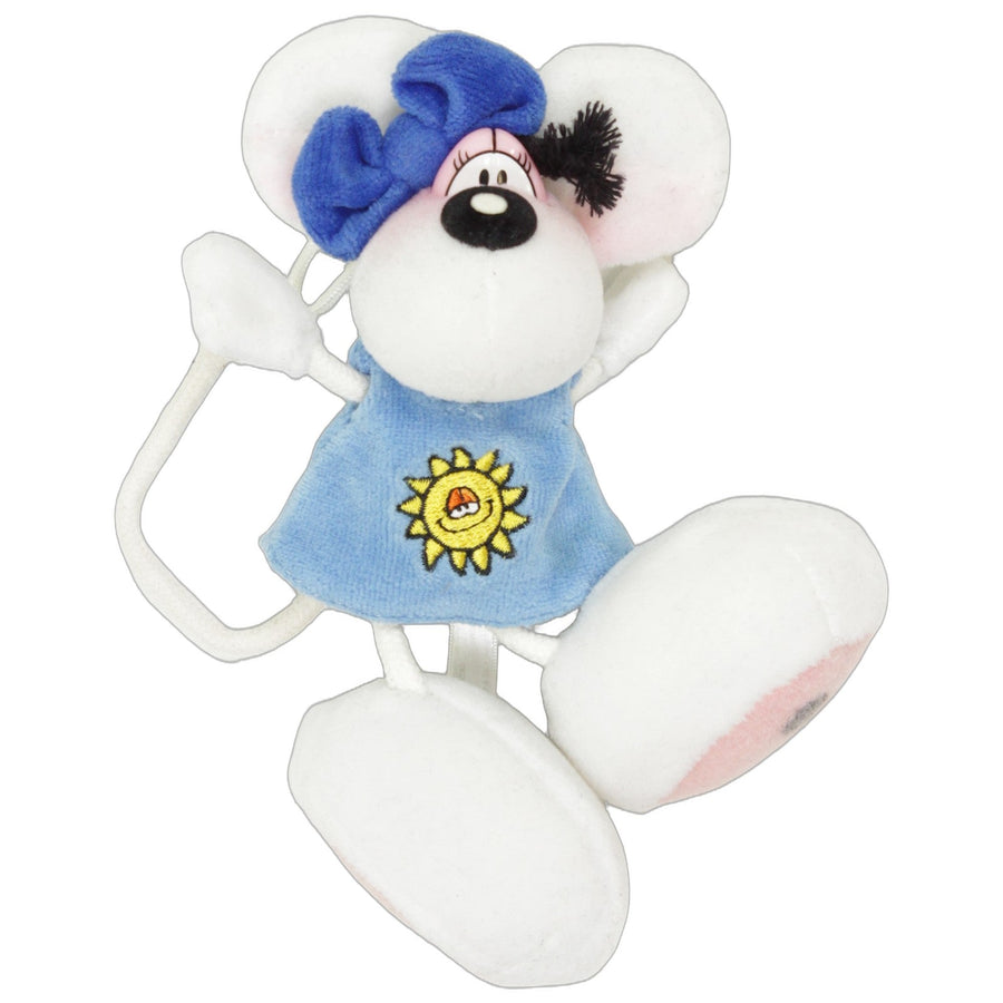 Diddlina in blauem Kleid