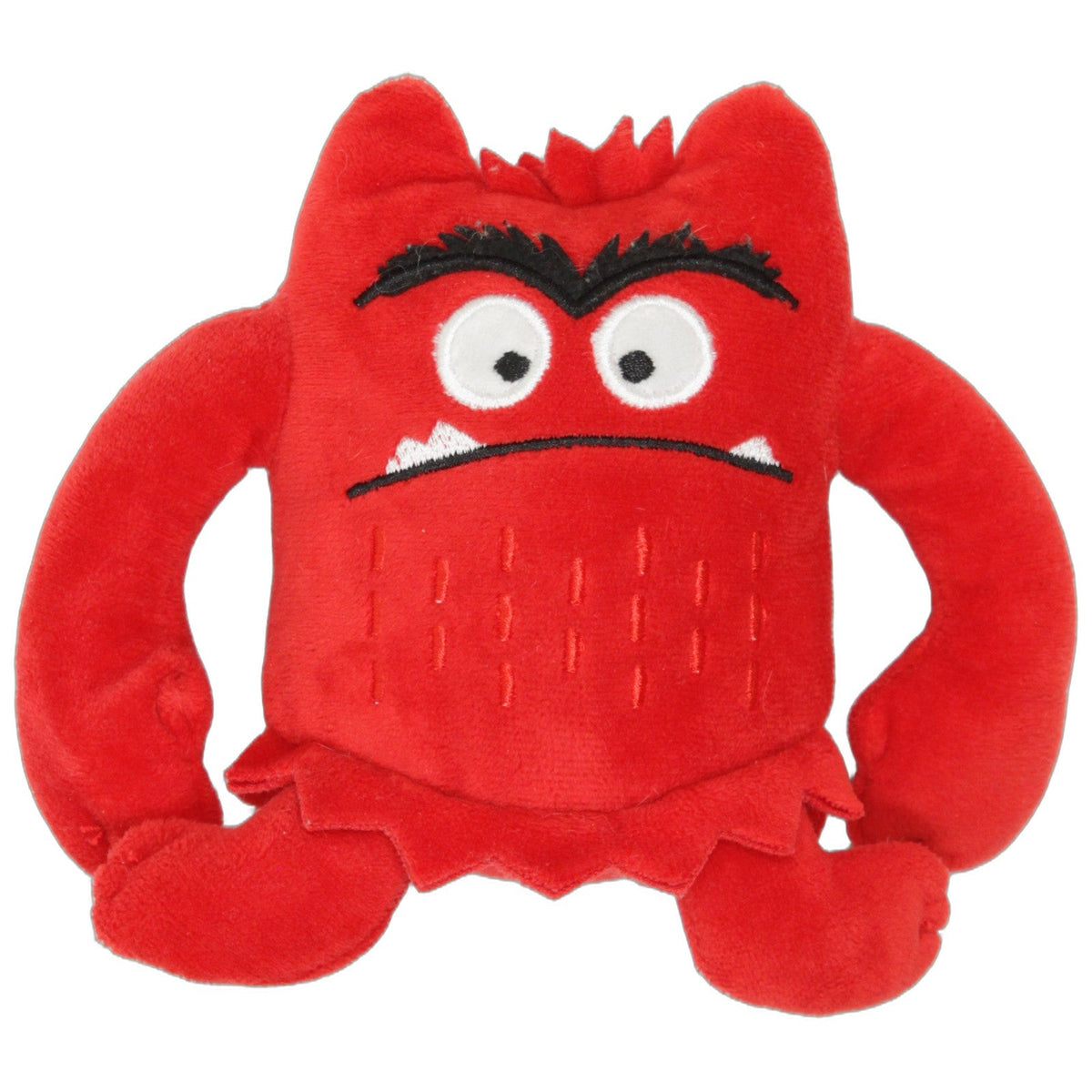 123000029626 Unbekannt Wütendes rotes Monster Plüschfigur Kumpel Leo 15cm ebay-stofftiere Gebraucht