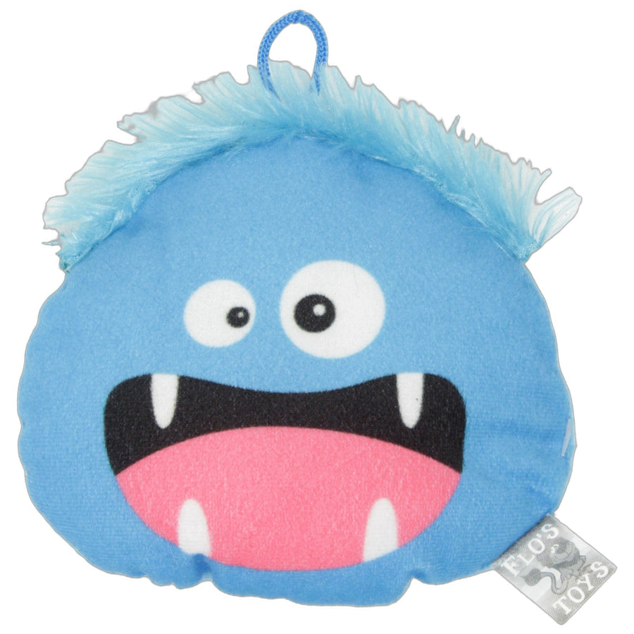 Süßes blaues Monster mit Haaren