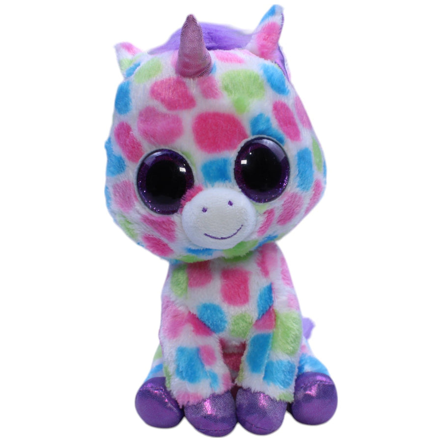 Einhorn Wishful™, weiß mit bunten Punkten