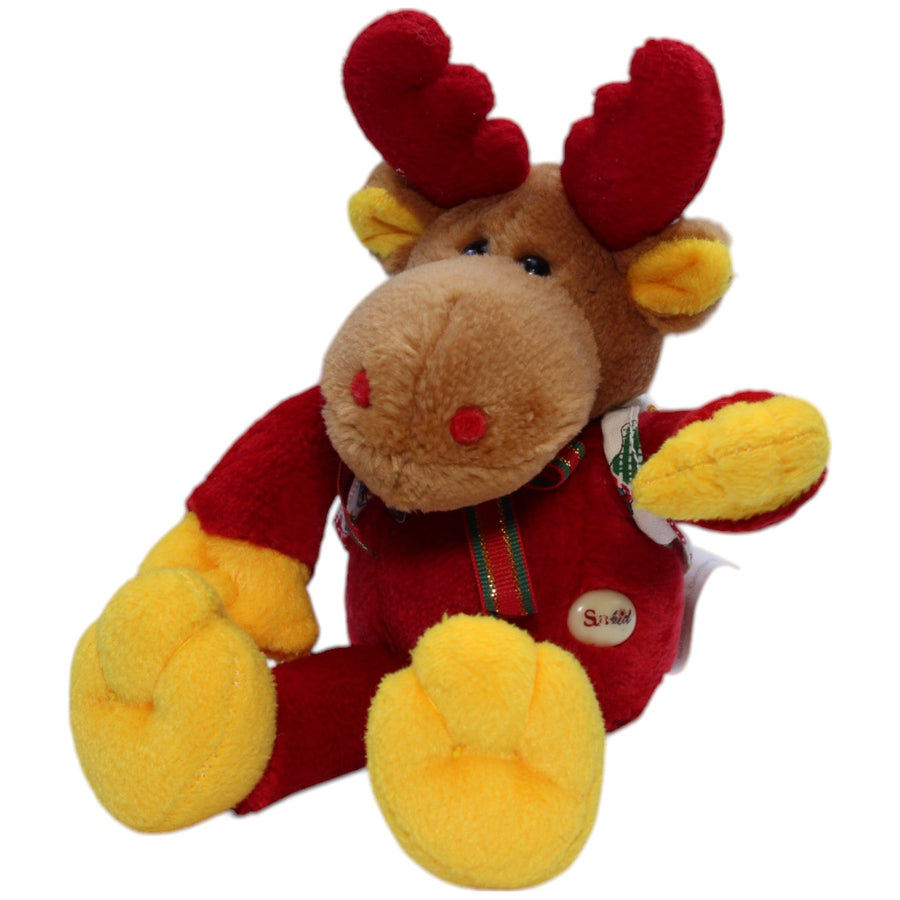 Weihnachtlicher Elch mit Rucksack