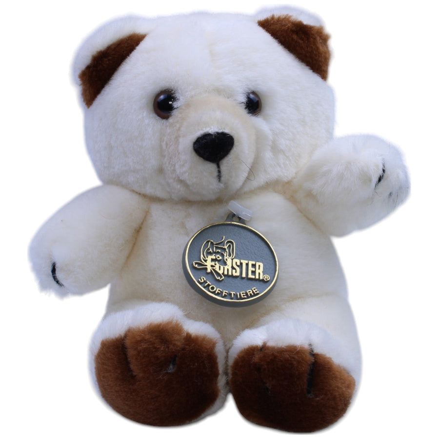 Weißer Teddybär, sitzend