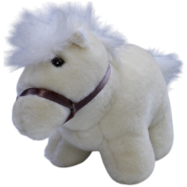 Pferd mit Zaumzeug, beige