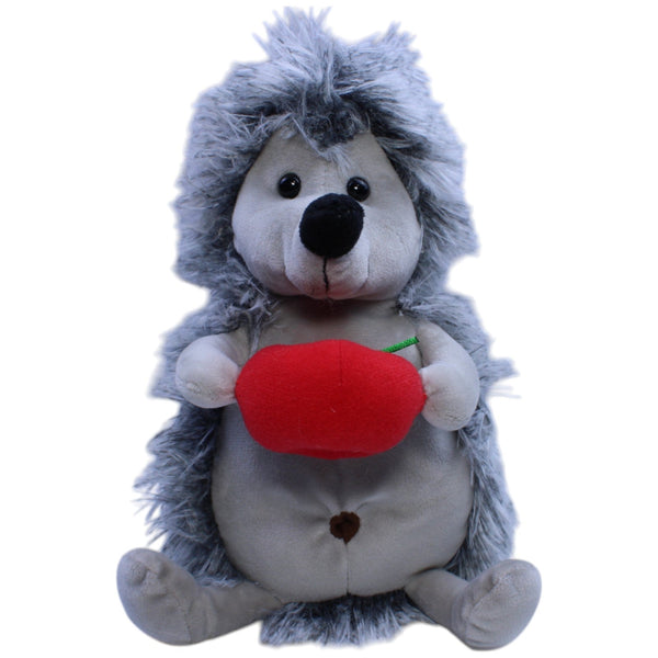 Süßer Igel mit Apfel