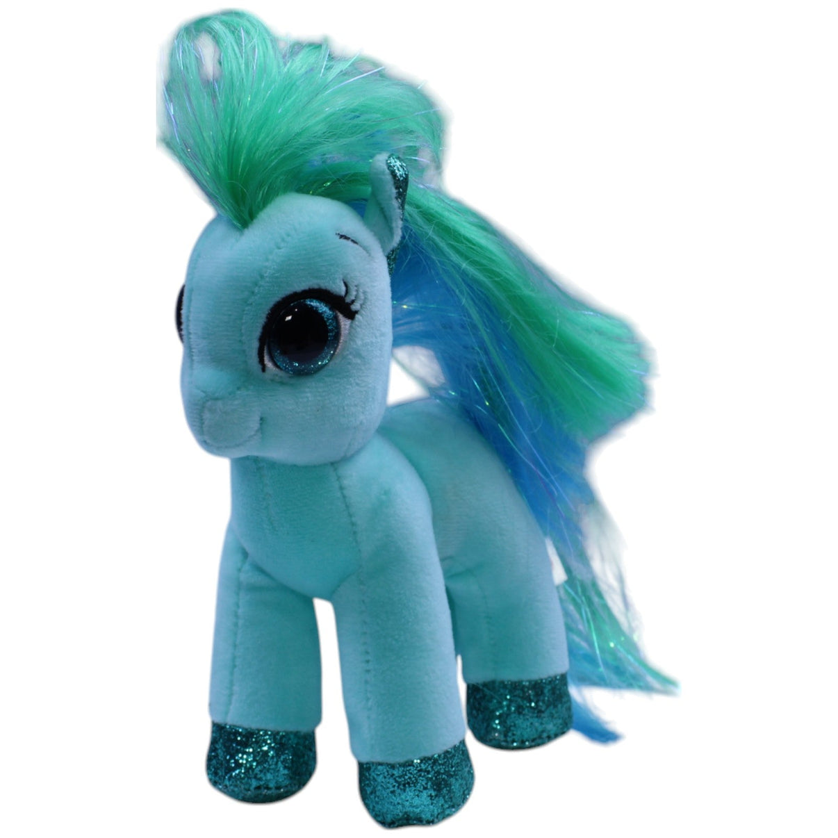 12310982 TY Türkises Pony Topaz Plüschfigur Kumpel Leo Gebraucht Pferd