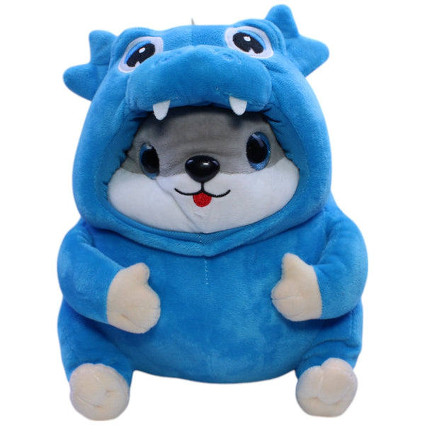 Flos Toys, süßer Hamster in blauem Dino Kostüm