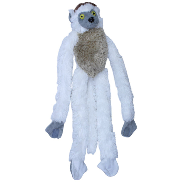 XL Affe mit Klett Händen, weiß