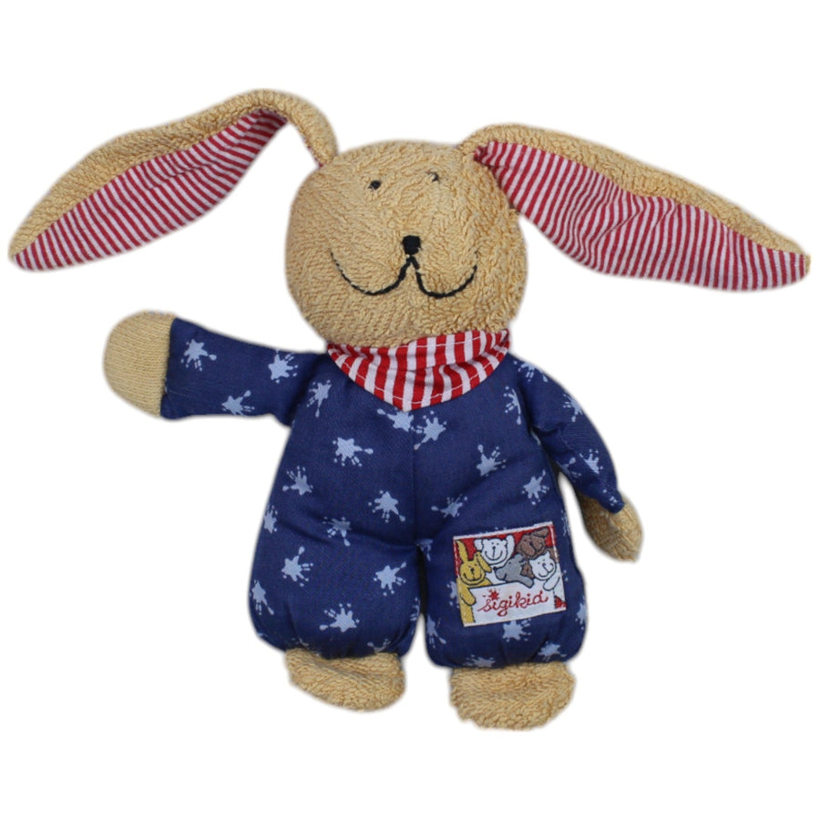 Süßer Frottee-Hase mit Klecks-Muster