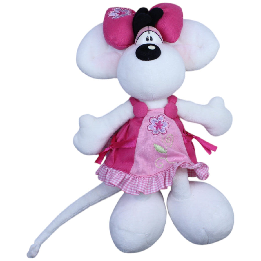 Diddlina mit rosa Blumenkleid