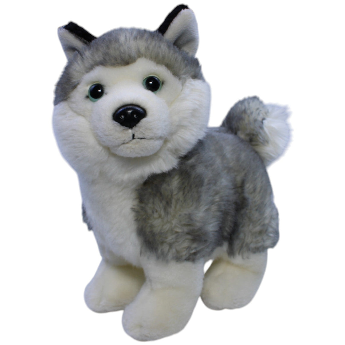 12311519 Uni - Toys Hübscher Husky, stehend Kuscheltier Kumpel Leo Gebraucht Hund