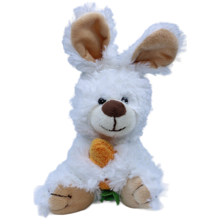Hase mit Karotte, weiß