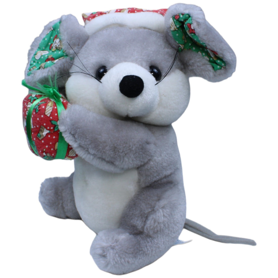Weihnachts-Maus mit Geschenk