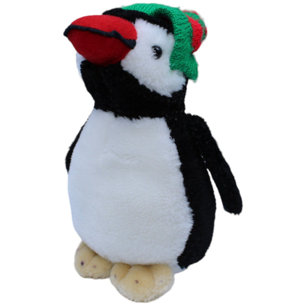 Weihnachtlicher Pinguin mit Strick-Mütze