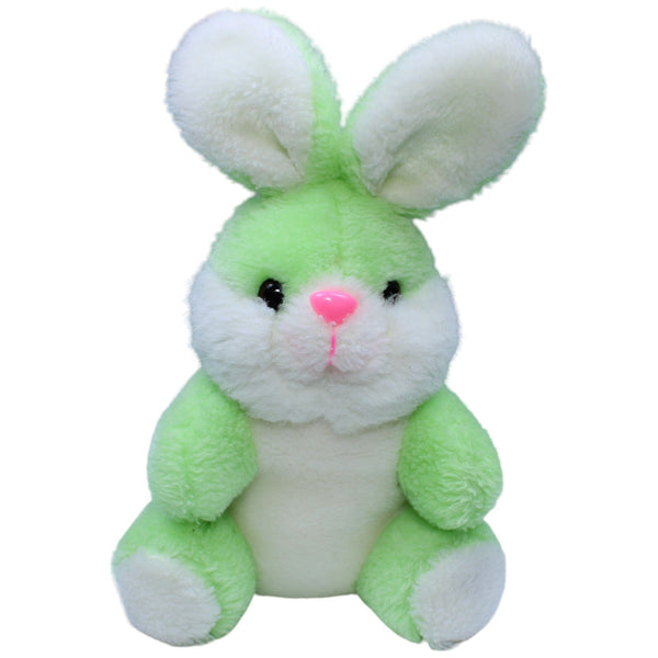 Hase mit rosa Nase, grün