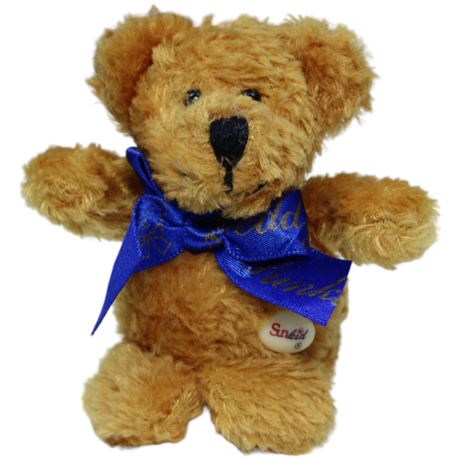 Teddybär mit Schleife und Saugnapf, braun
