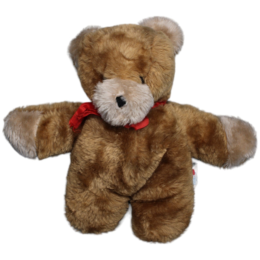 Teddybär mit roter Schleife, braun
