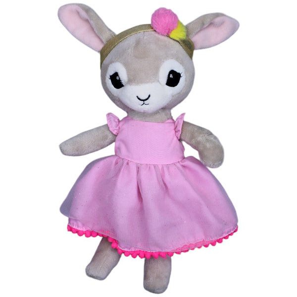 Rehkitz mit rosa Tüll-Kleid & Stirnband