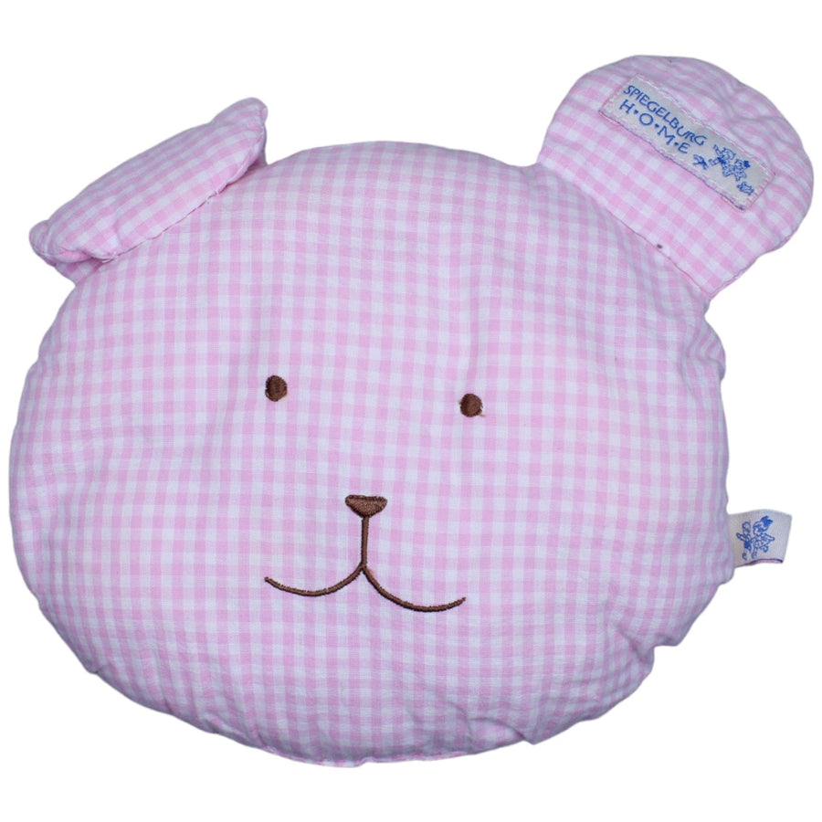 Bär, rosa-kariert