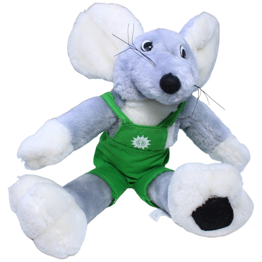 Maus mit grüner Latzhose