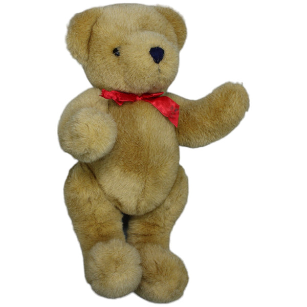 Teddybär mit roter Schleife & beweglichen Gliedern