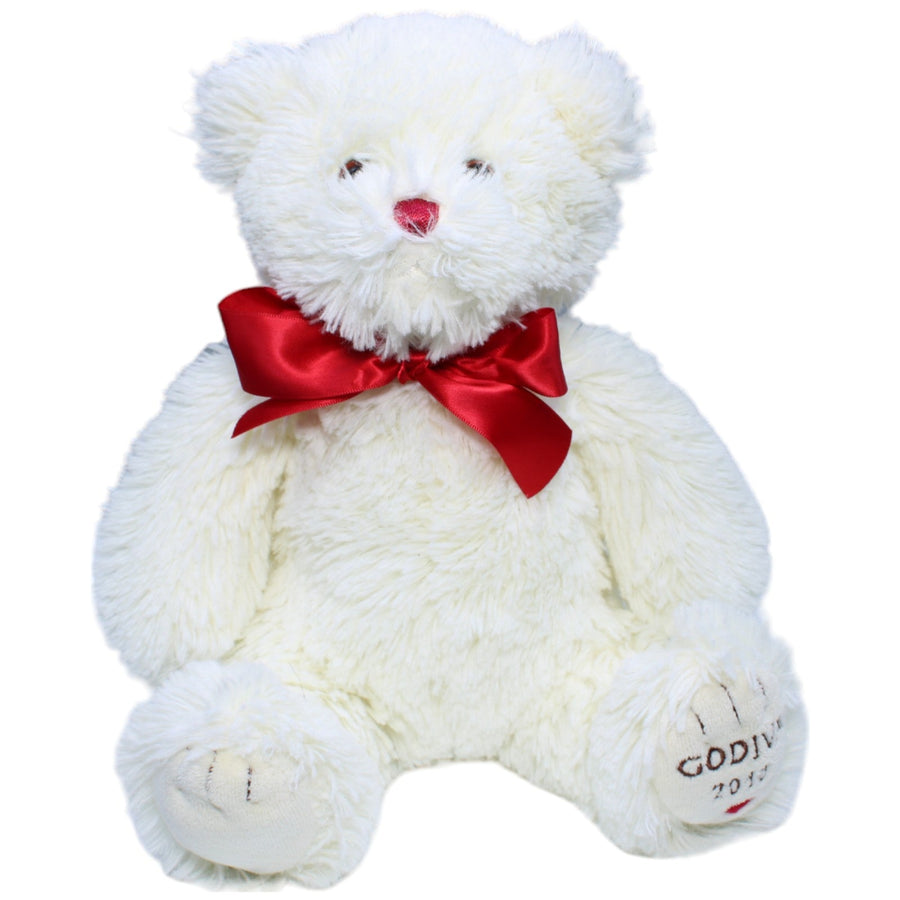 GODIVA 2010 Teddybär mit Schleife, weiß
