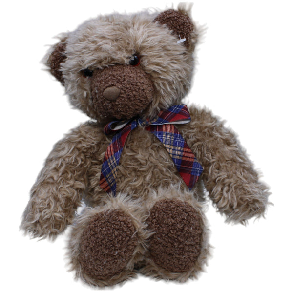 Teddybär mit karierter Schleife