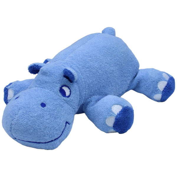 Blaues Frottee-Nilpferd