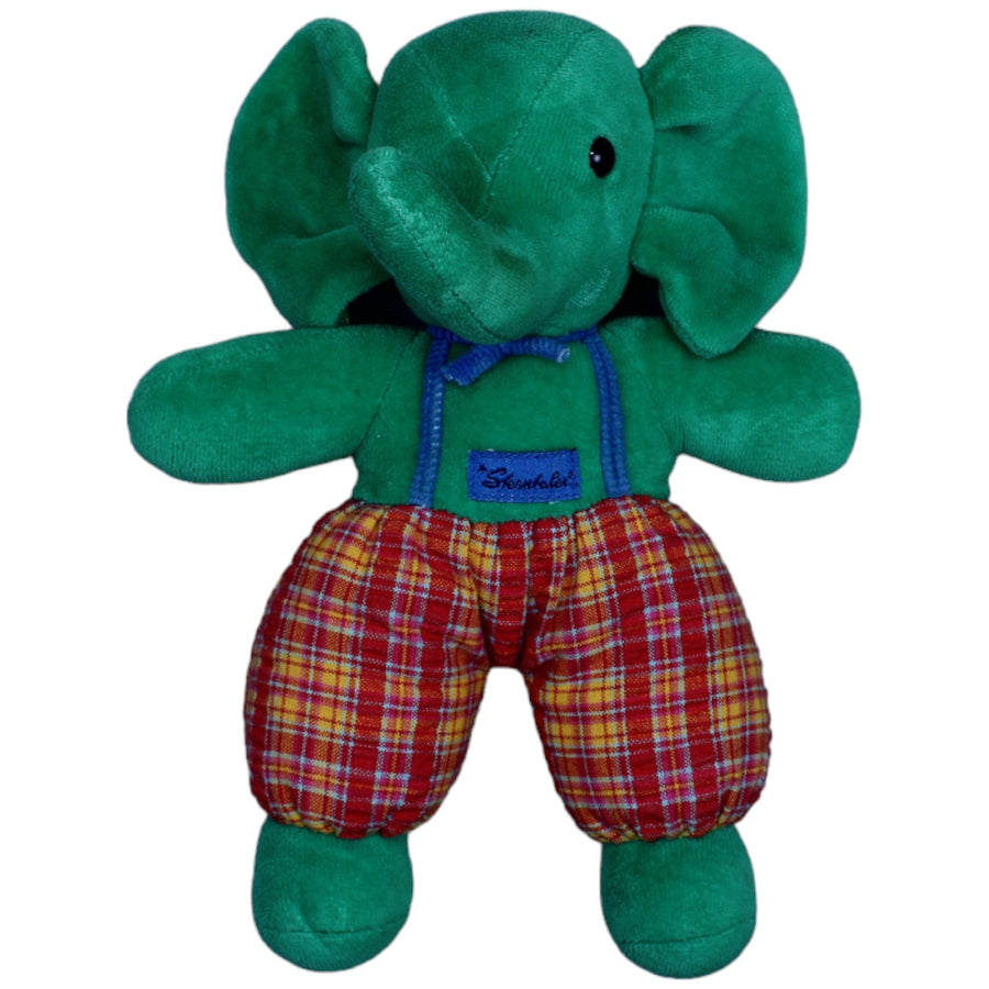 Elefant mit Rassel, grün