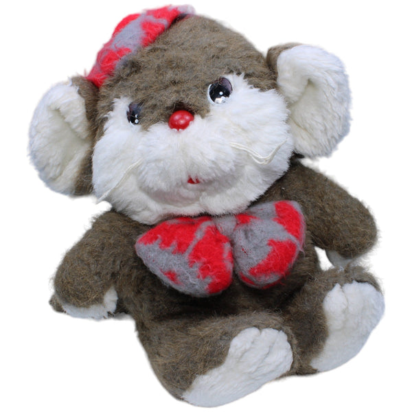 Maus mit Hut und Schleife
