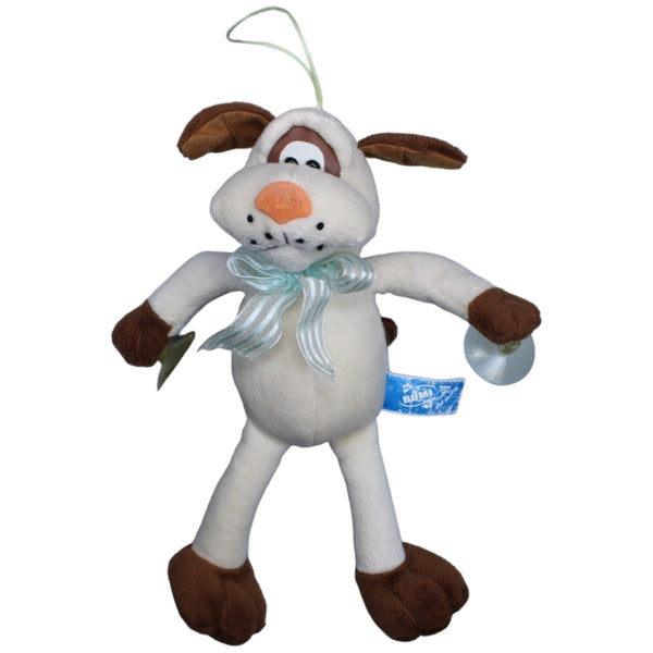 Hund mit Saugnäpfen, beige