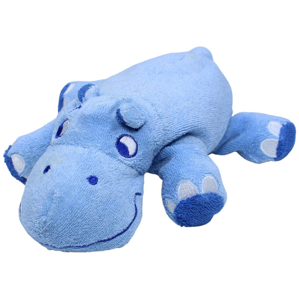 Blaues Frottee-Nilpferd