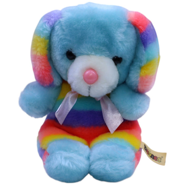 Regenbogen-Hund, sitzend