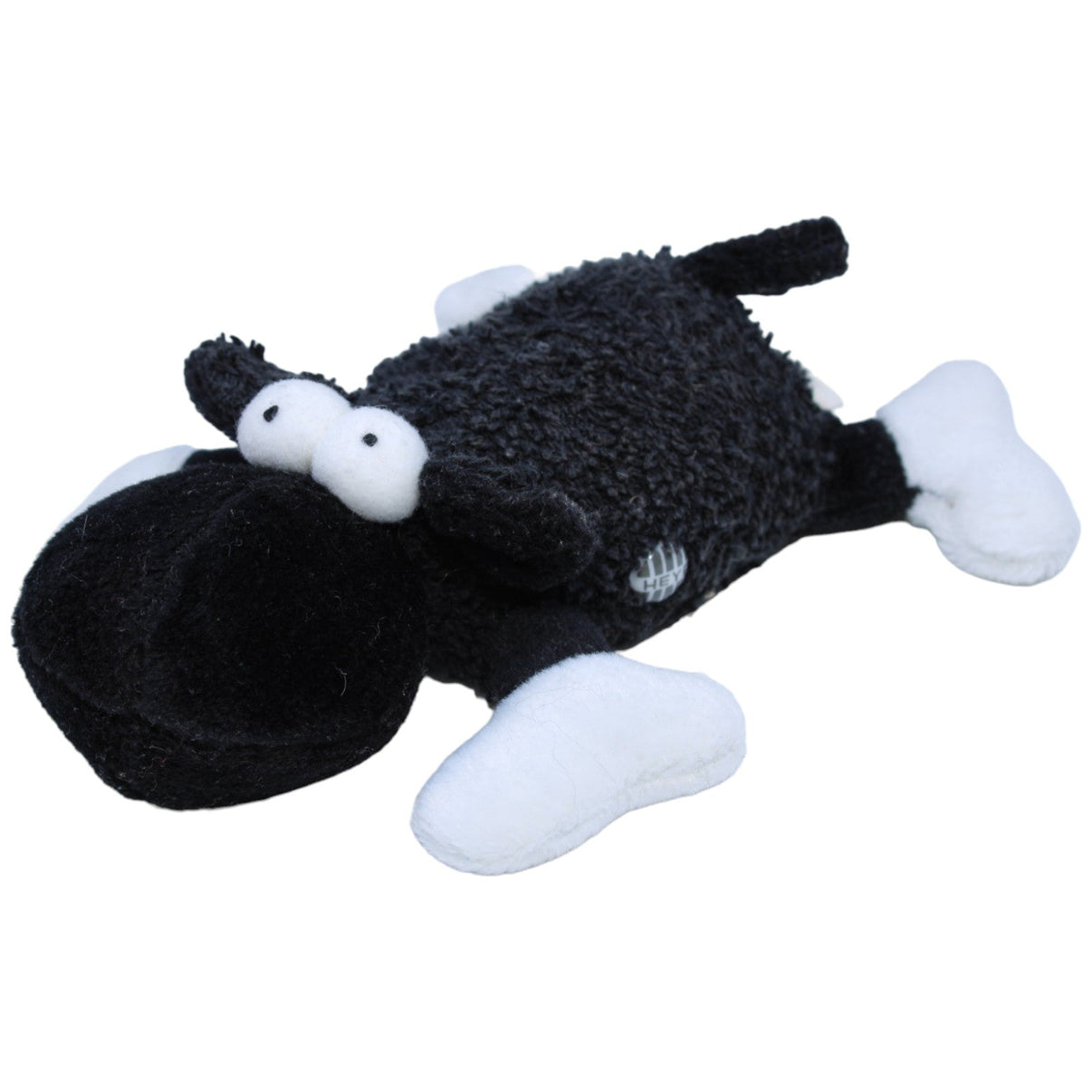 1234743 HEYE Vintage Guillermo Mordillo, Schaf schwarz Kuscheltier Kumpel Leo Gebraucht Vintage