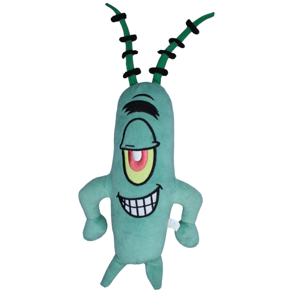 1234847 Play by Play Sheldon J. Plankton aus SpongeBob Schwammkopf Plüschfigur Kumpel Leo Gebraucht