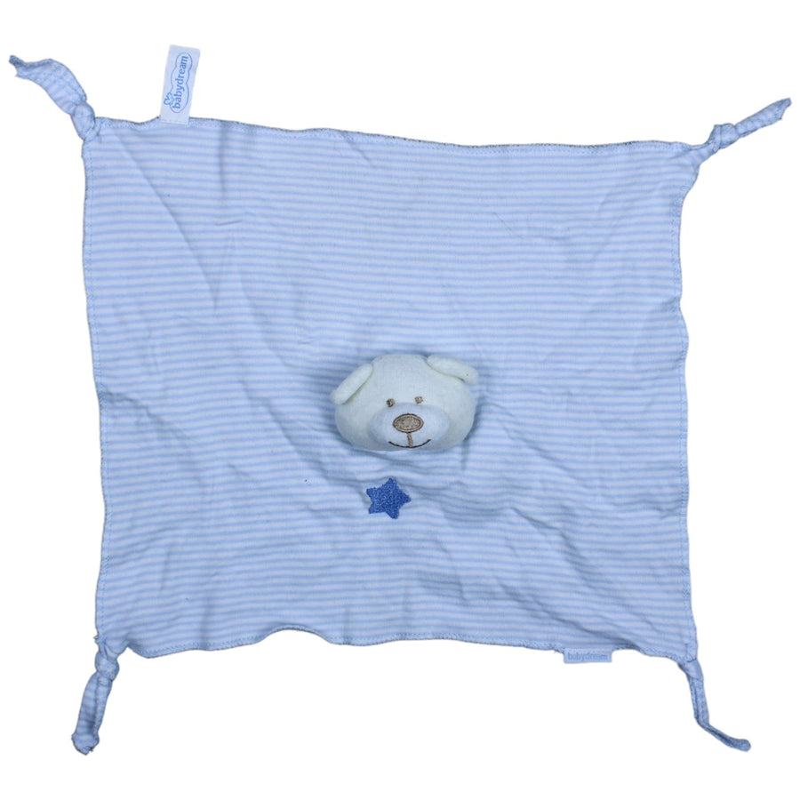 Bär, blau gestreift