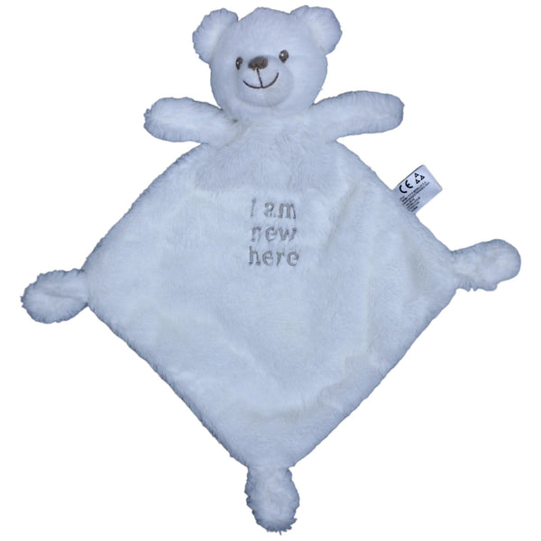 Bär "I am new here", weiß