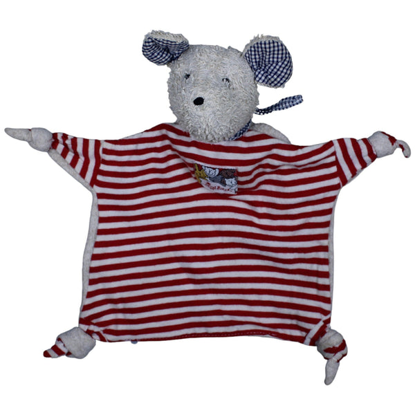 Maus, dunkelblau-kariert