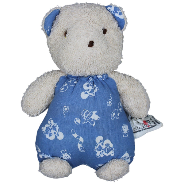 SILKE, Frottee-Bär mit Muster blau