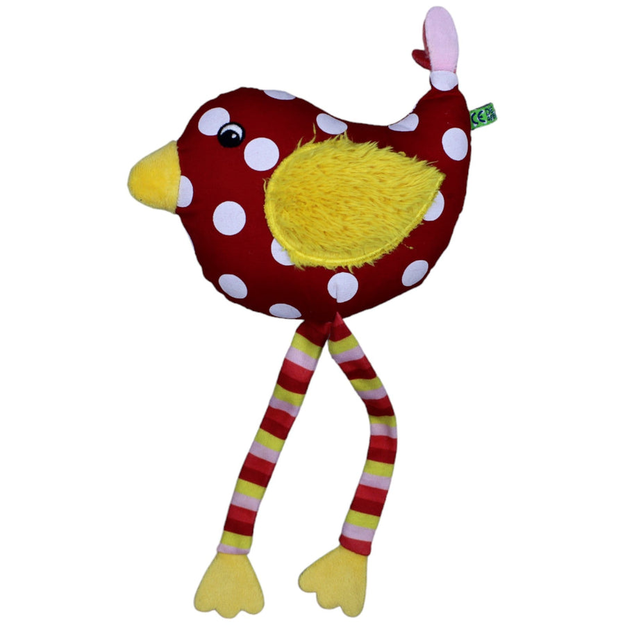 Vogel mit Schlenker Beinen, gepunktet