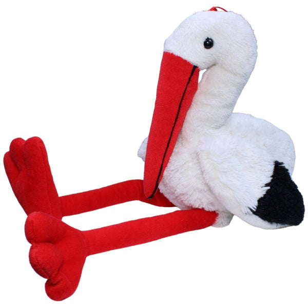 XL Storch mit roten Beinen