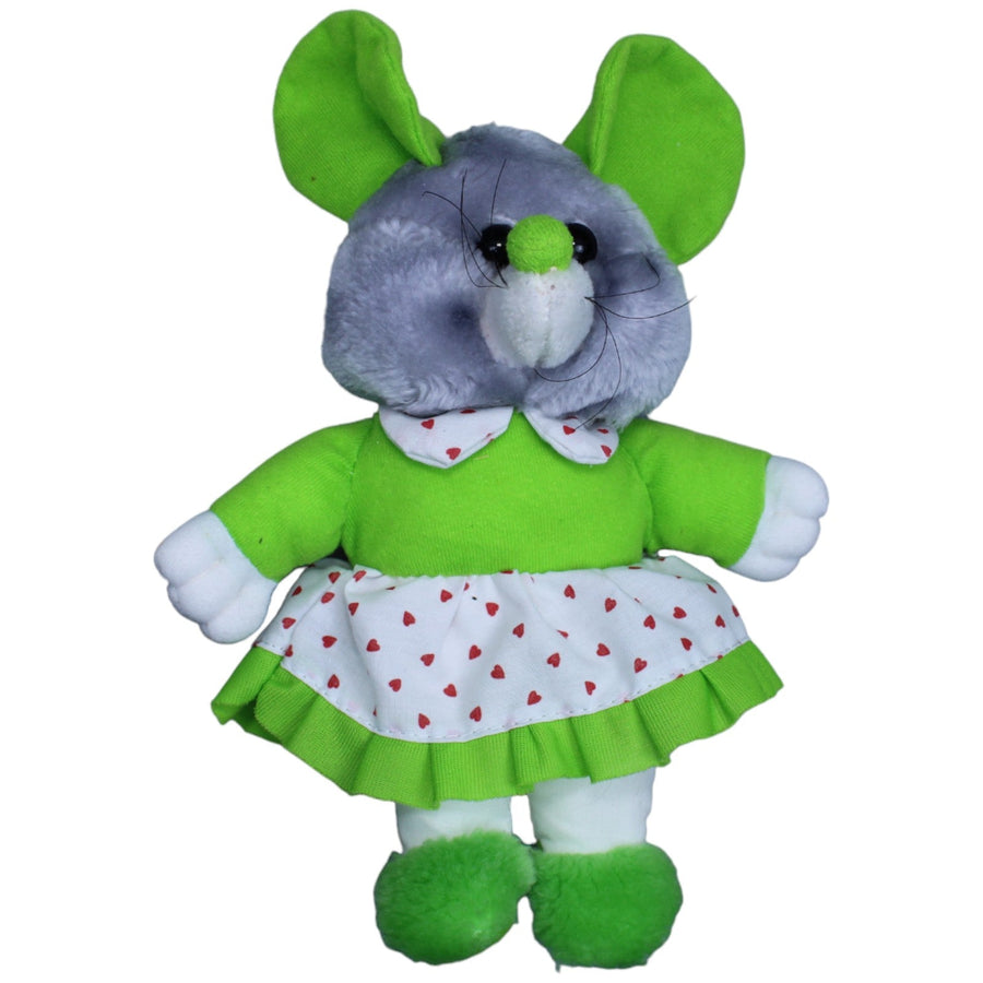 Maus mit grünem Kleid