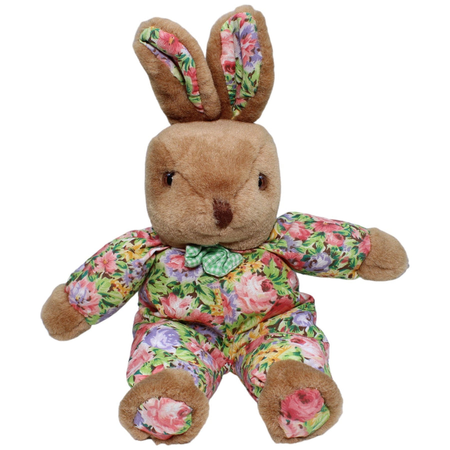Leather-Tagline, Hase mit Blumenmuster