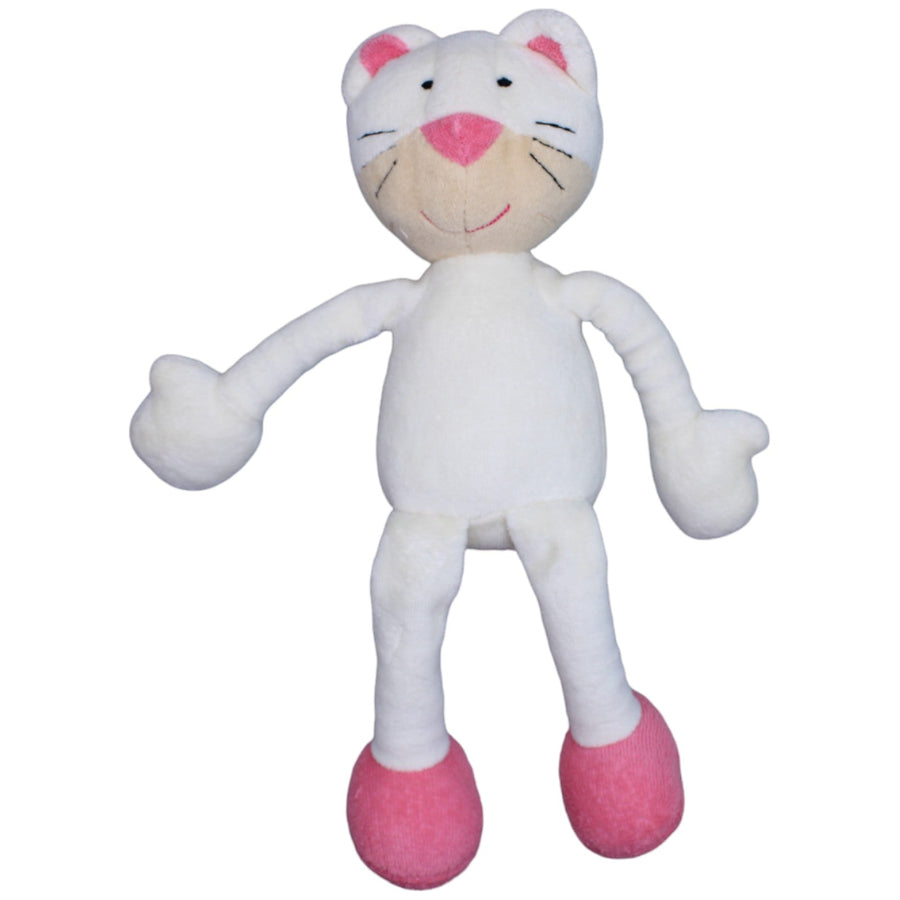 Schlenker-Katze mit Rassel, weiß
