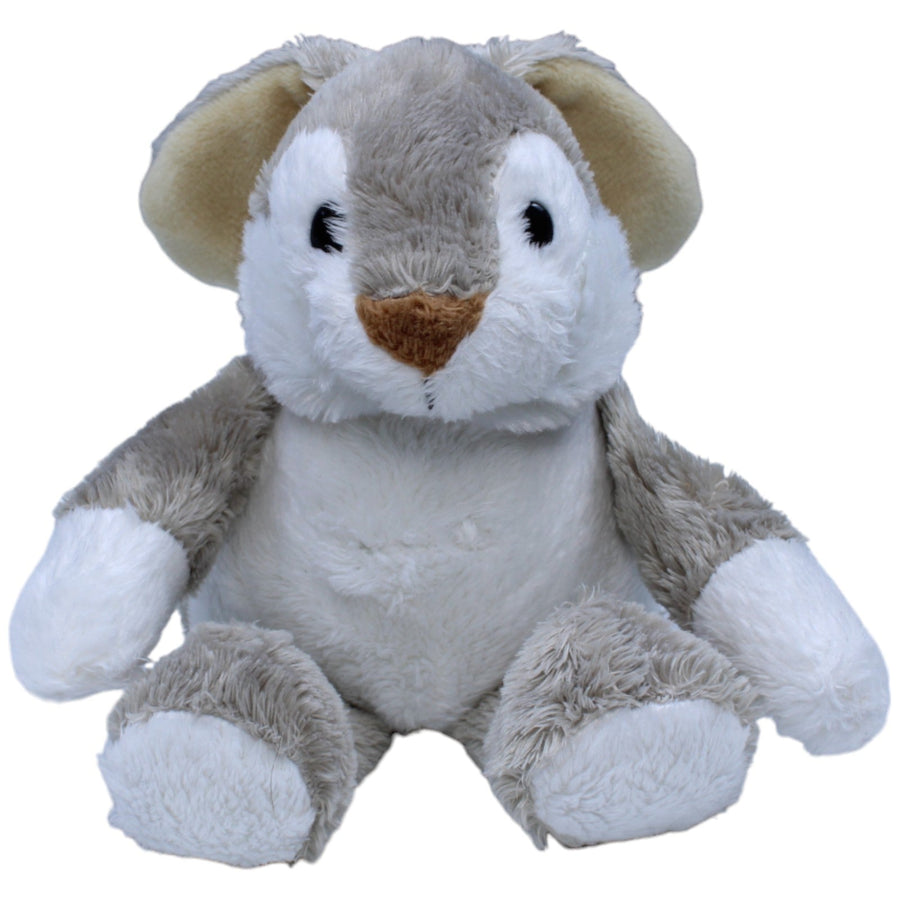 Grauer Schlenker-Hase, sitzend