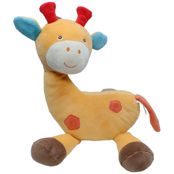 Süße Giraffe mit bunten Ohren