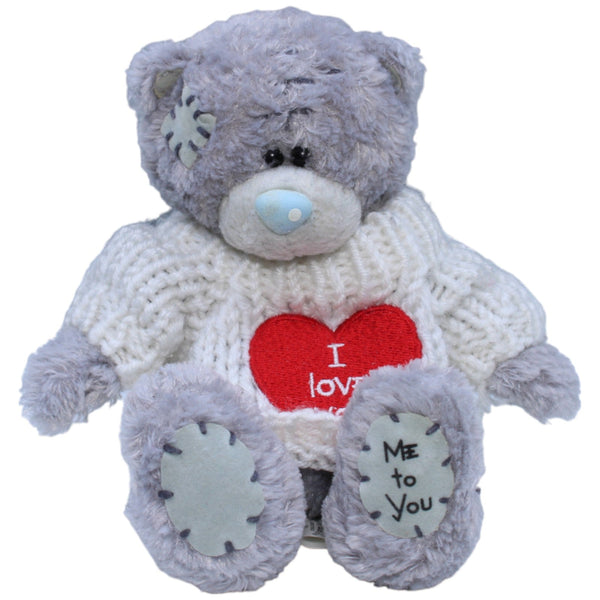 Me to You Teddy mit Pullover "I love you", grau