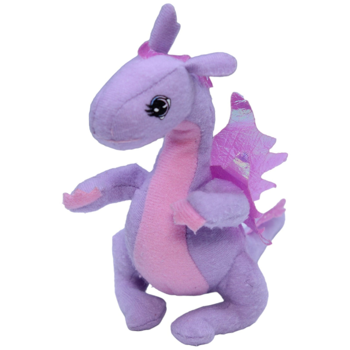 1235868 Mattel Vintage Barbie Rapunzel Drache Penelope, lila Kuscheltier Kumpel Leo Gebraucht Vintage