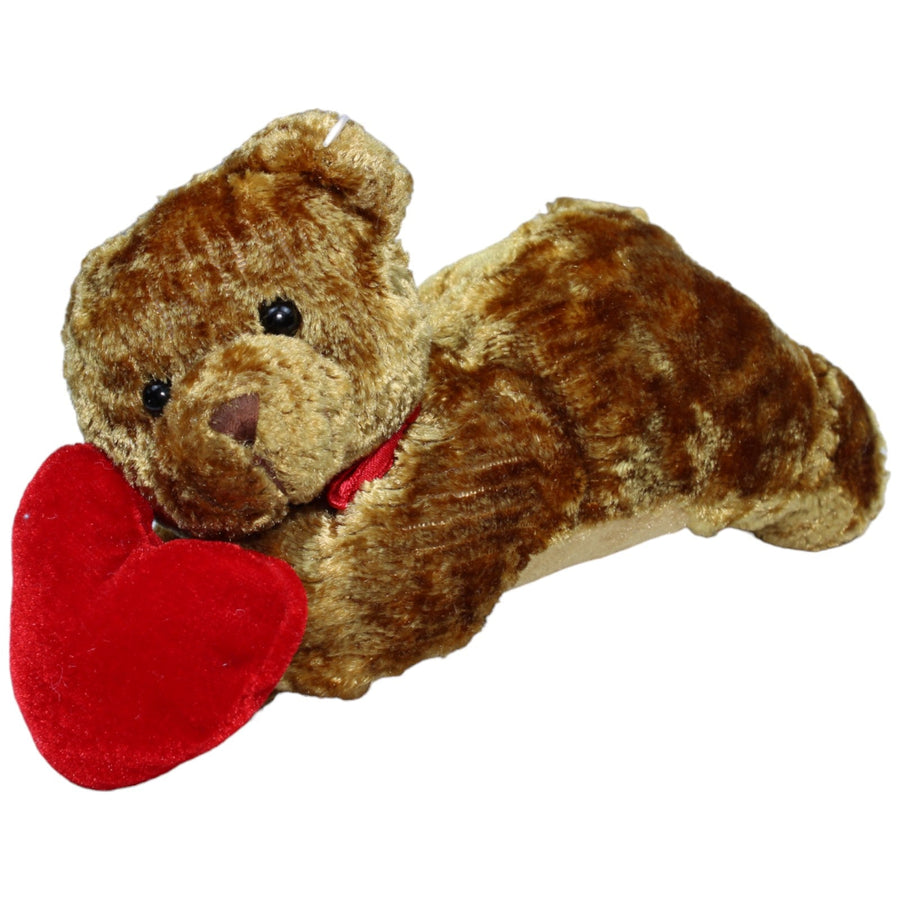 Süßer Teddybär mit Herz, liegend