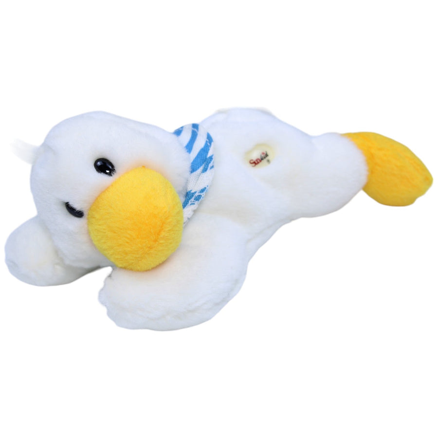 Kleine Ente mit Latz, liegend
